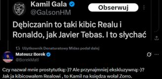 Mateusz Borek WYJAŚNIA słynnego kibica Realu XD